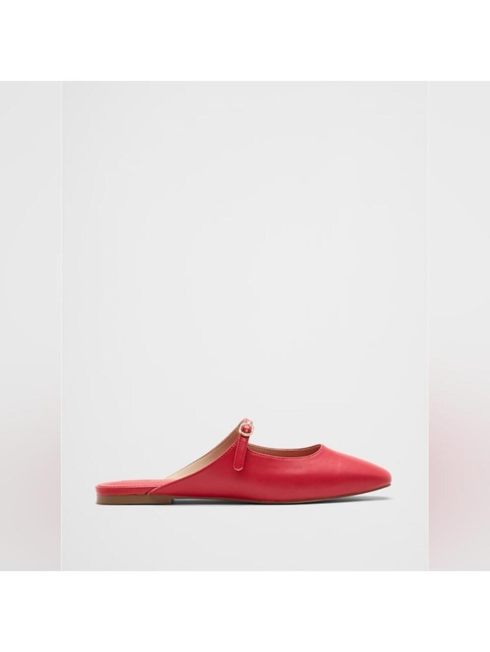 NWT Banana Republic Ballet Mule Red Chakra 7 Flats Slides